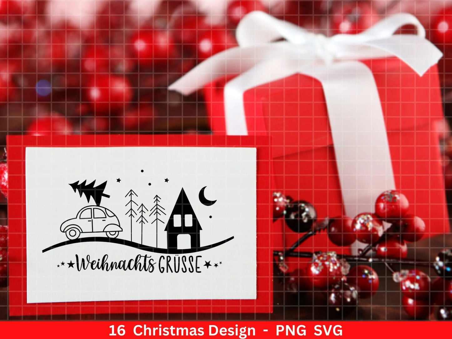 Weihnachten Plotterdatei Svg Png - Plotterdatei Advent - Schriftzüge Weihnachten deutsch - Silhouette Cricut Download - Weihnachtshäuser - EmidaDesign