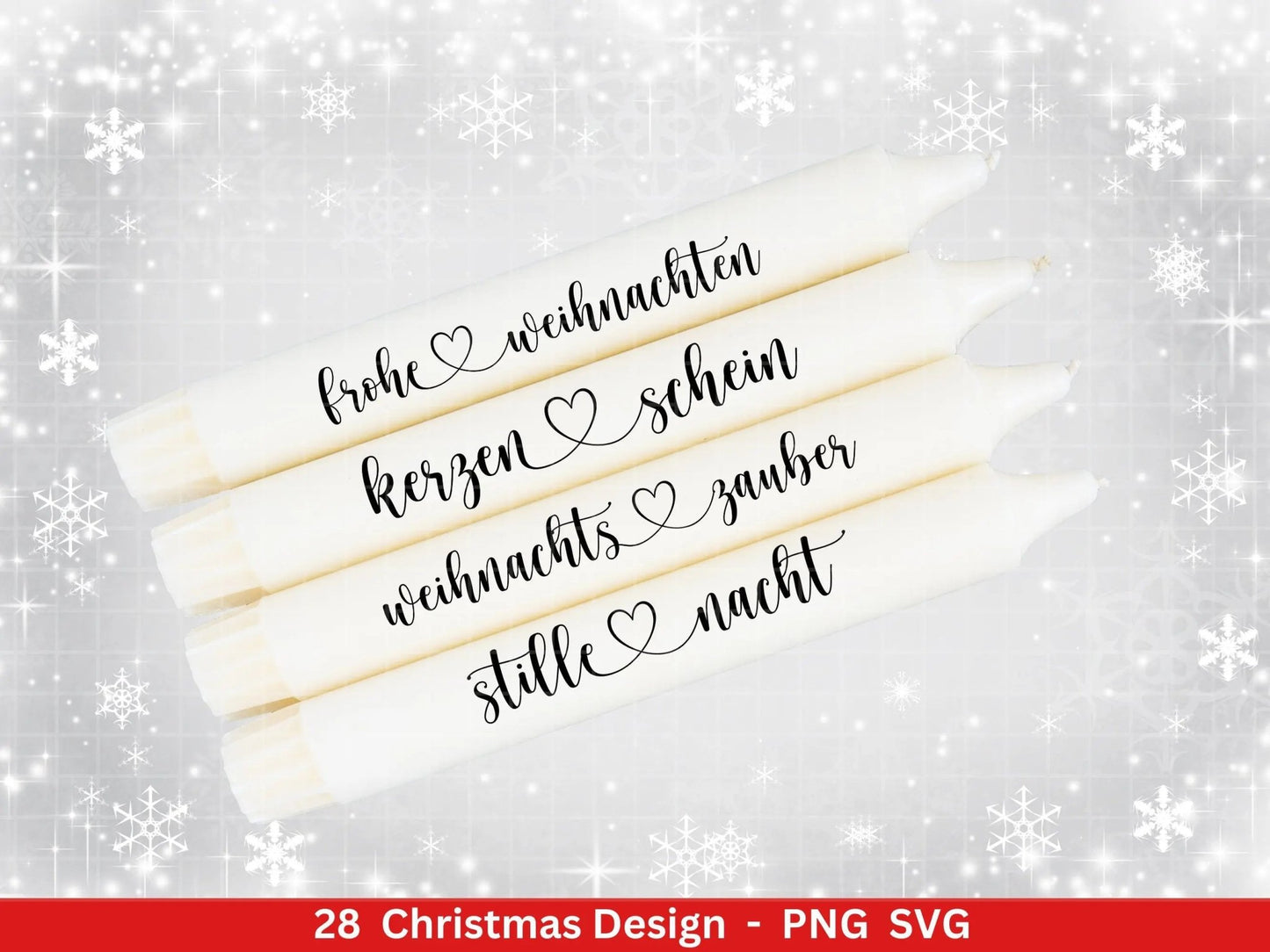 Weihnachten Plotterdatei Svg Png - Plotterdatei Advent - Schriftzüge Weihnachten deutsch - Silhouette Cricut Download - Weihnachtshäuser - EmidaDesign