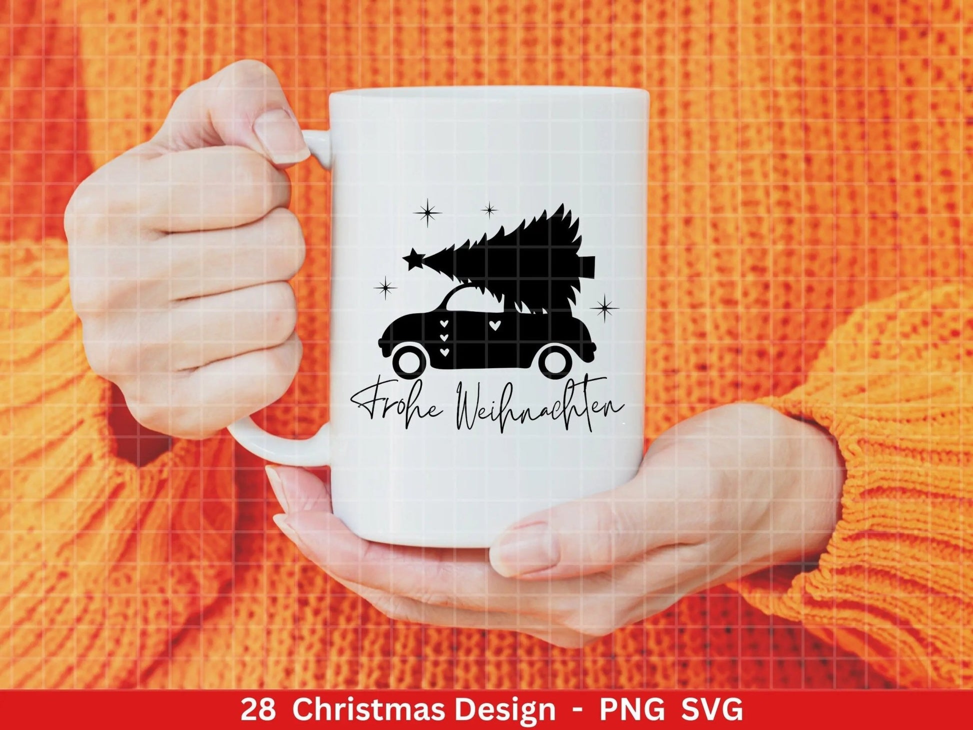 Weihnachten Plotterdatei Svg Png - Plotterdatei Advent - Schriftzüge Weihnachten deutsch - Silhouette Cricut Download - Weihnachtshäuser - EmidaDesign