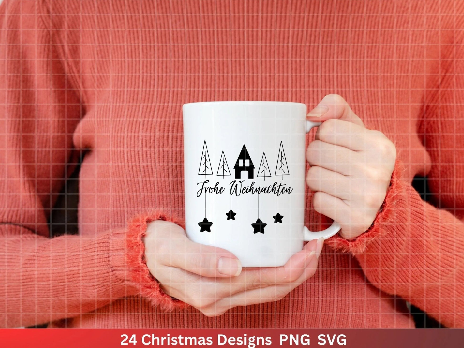 Weihnachten Plotterdatei Svg Png - Plotterdatei Advent - Schriftzüge Weihnachten deutsch - Silhouette Cricut Download - Weihnachtshäuser - EmidaDesign