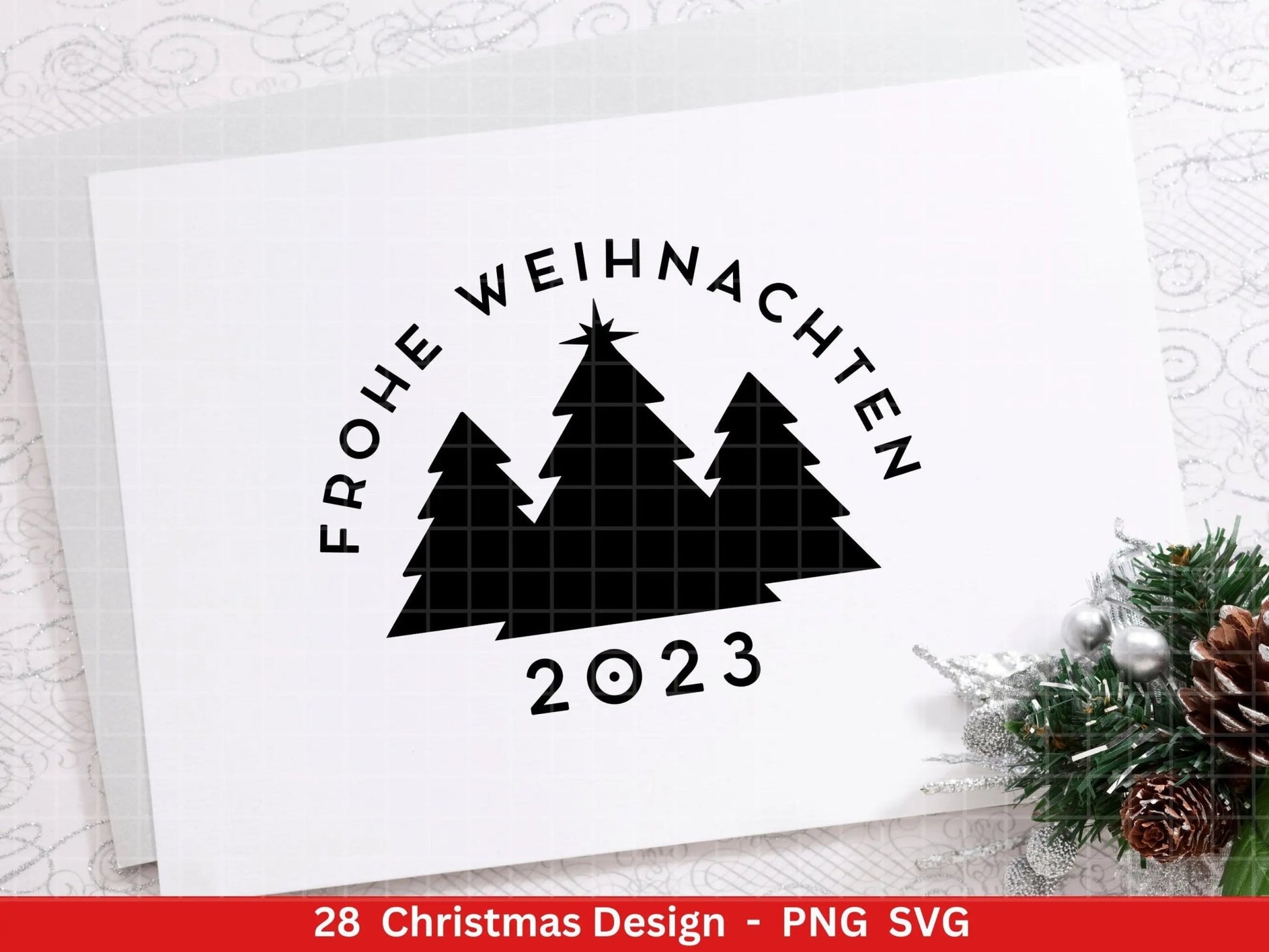 Weihnachten Plotterdatei Svg Png - Plotterdatei Advent - Schriftzüge Weihnachten deutsch - Silhouette Cricut Download - Weihnachtshäuser - EmidaDesign