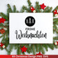 Weihnachten Plotterdatei Svg Png - Plotterdatei Advent- Weihnachtskugel svg - Silhouette Cricut Download - Frohe Weihnachten Bundle - EmidaDesign