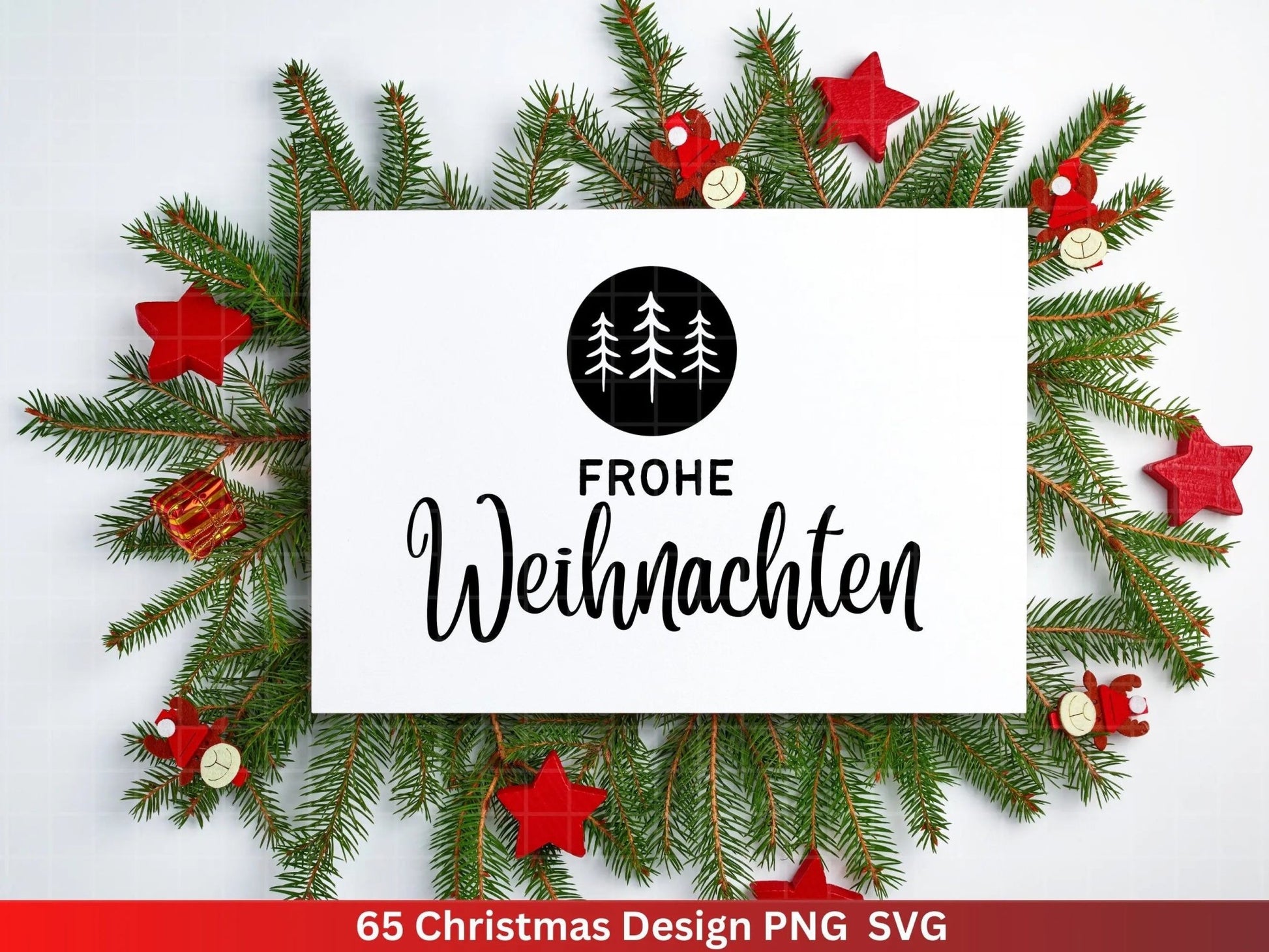 Weihnachten Plotterdatei Svg Png - Plotterdatei Advent- Weihnachtskugel svg - Silhouette Cricut Download - Frohe Weihnachten Bundle - EmidaDesign