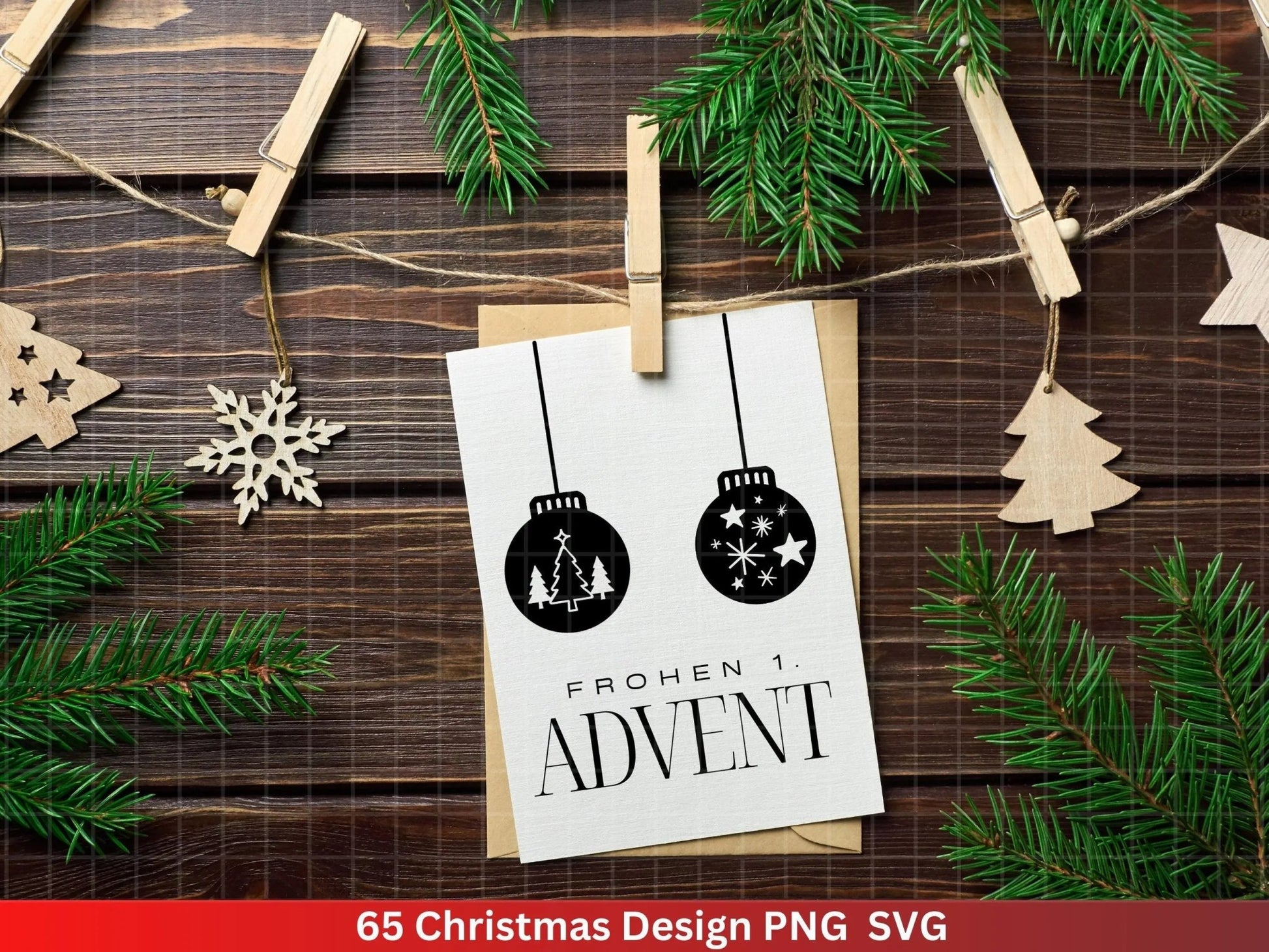 Weihnachten Plotterdatei Svg Png - Plotterdatei Advent- Weihnachtskugel svg - Silhouette Cricut Download - Frohe Weihnachten Bundle - EmidaDesign