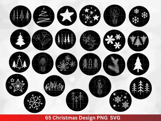 Weihnachten Plotterdatei Svg Png - Plotterdatei Advent- Weihnachtskugel svg - Silhouette Cricut Download - Frohe Weihnachten Bundle - EmidaDesign