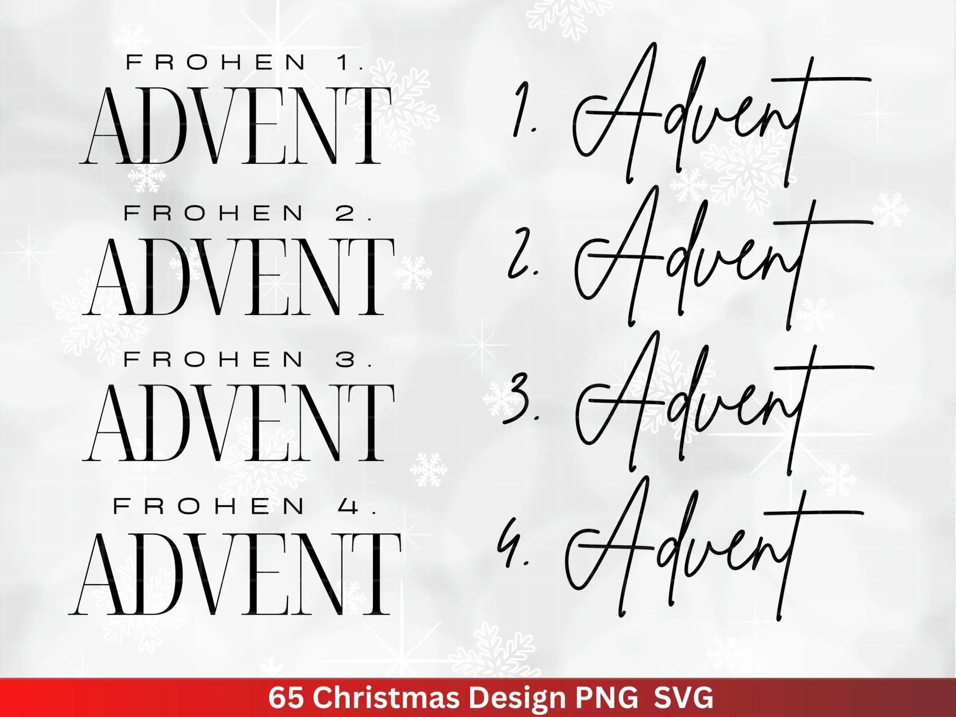 Weihnachten Plotterdatei Svg Png - Plotterdatei Advent- Weihnachtskugel svg - Silhouette Cricut Download - Frohe Weihnachten Bundle - EmidaDesign