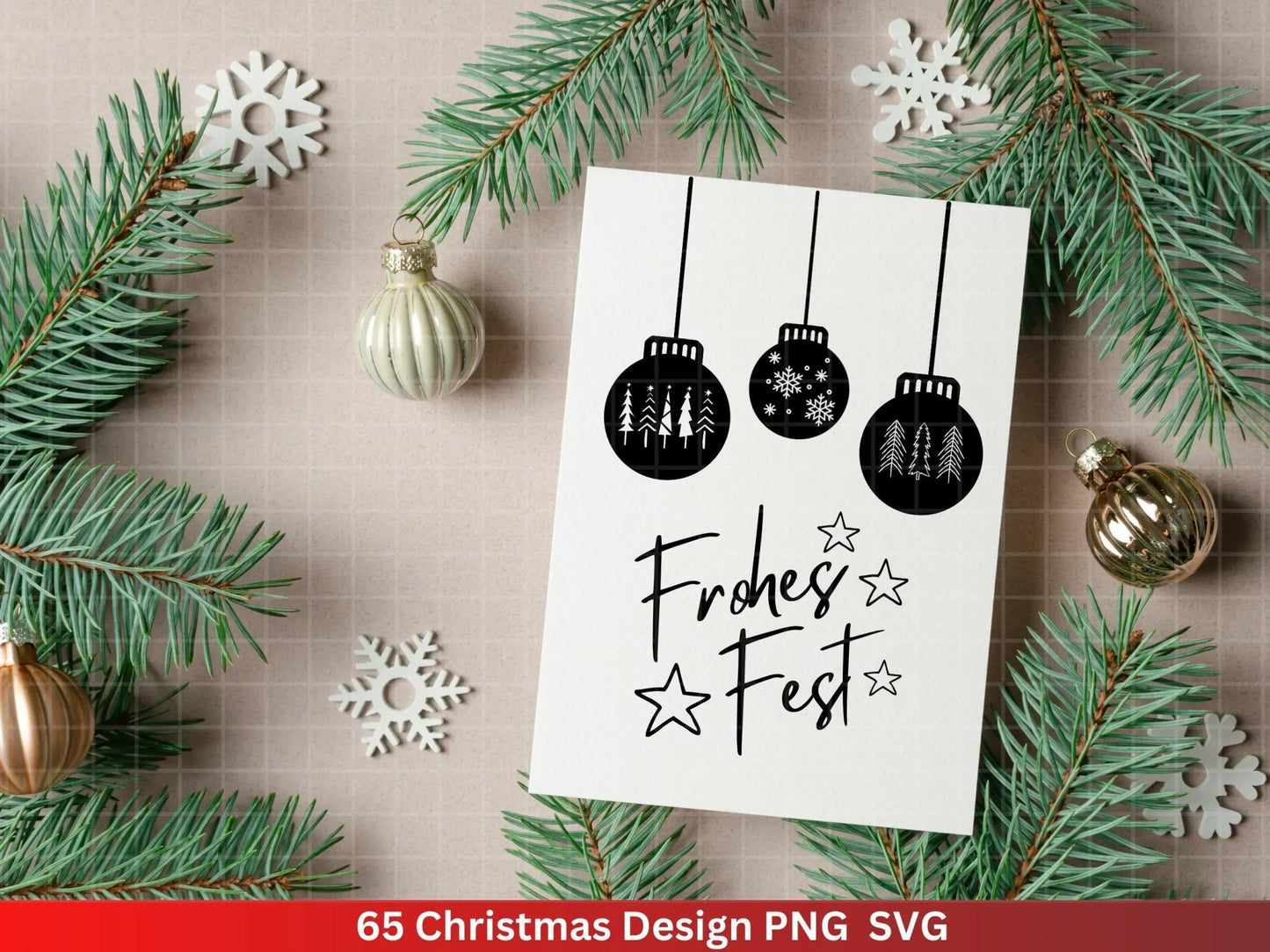 Weihnachten Plotterdatei Svg Png - Plotterdatei Advent- Weihnachtskugel svg - Silhouette Cricut Download - Frohe Weihnachten Bundle - EmidaDesign