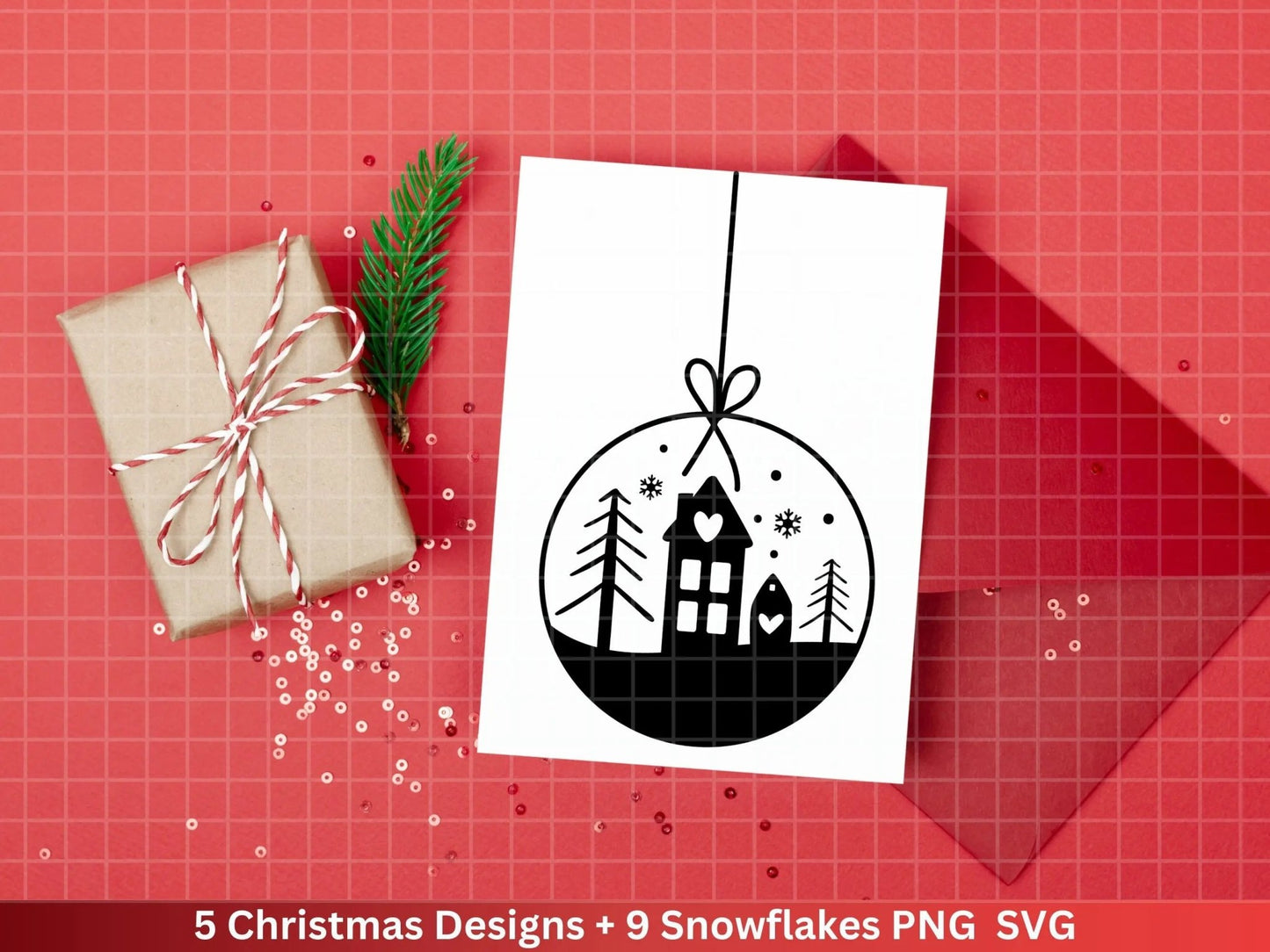 Weihnachten Plotterdatei Svg Png - Plotterdatei Hallo Winter - Schriftzüge Weihnachten deutsch - Silhouette Cricut Download - Clipart - EmidaDesign