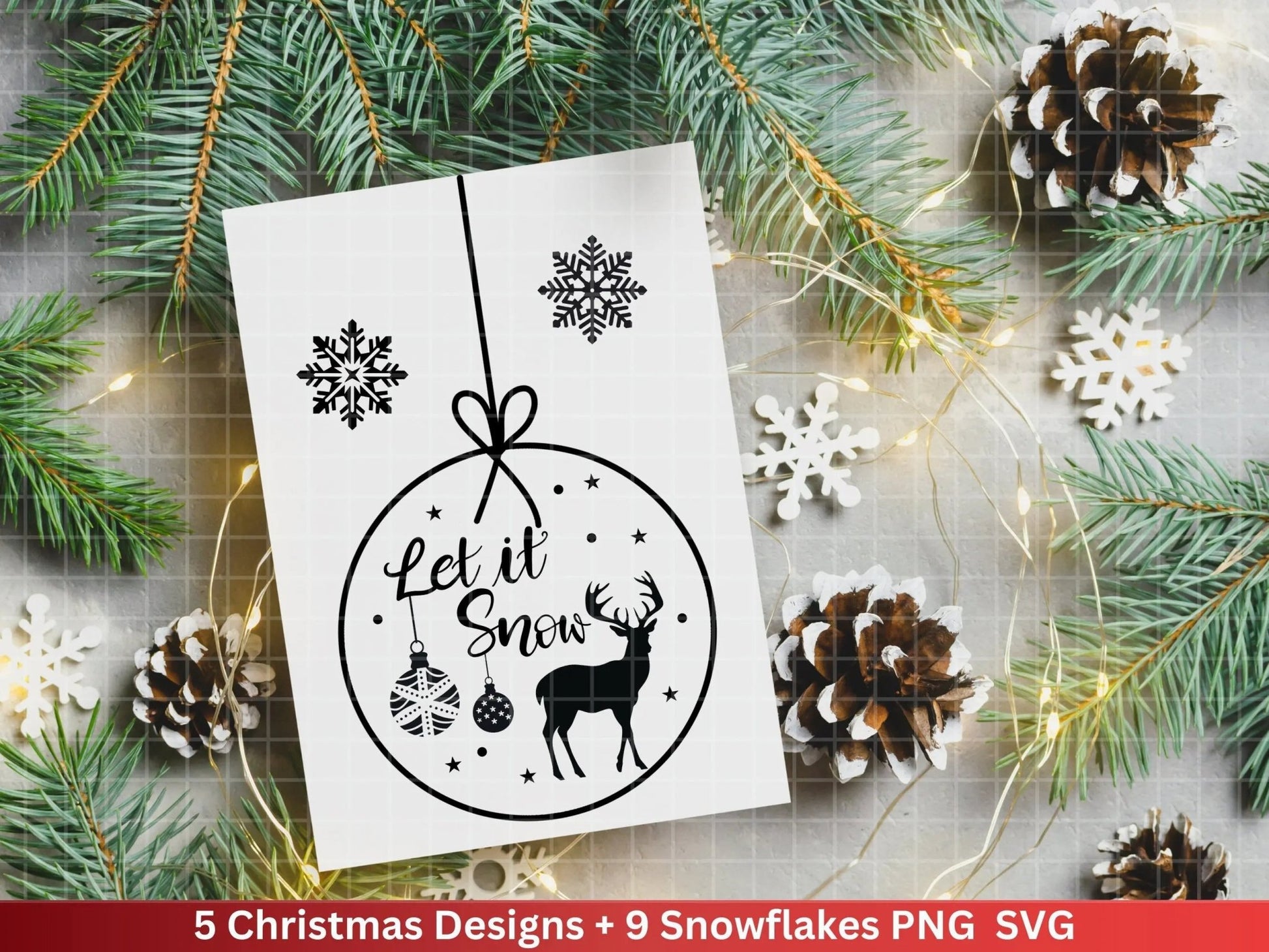 Weihnachten Plotterdatei Svg Png - Plotterdatei Hallo Winter - Schriftzüge Weihnachten deutsch - Silhouette Cricut Download - Clipart - EmidaDesign