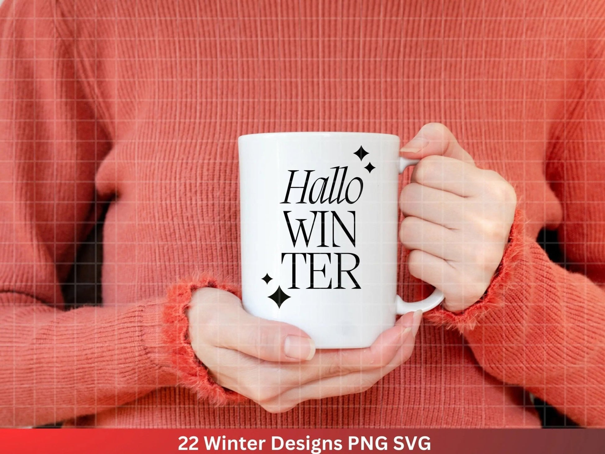 Weihnachten Plotterdatei Svg Png - Plotterdatei Hallo Winter - Schriftzüge Weihnachten deutsch - Silhouette Cricut Download - Weihnachten - EmidaDesign