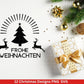 Weihnachten Plotterdatei Svg Png - Plotterdatei Home - Schriftzüge Weihnachten deutsch - Silhouette Cricut Download - Weihnachtsgeschenk - EmidaDesign