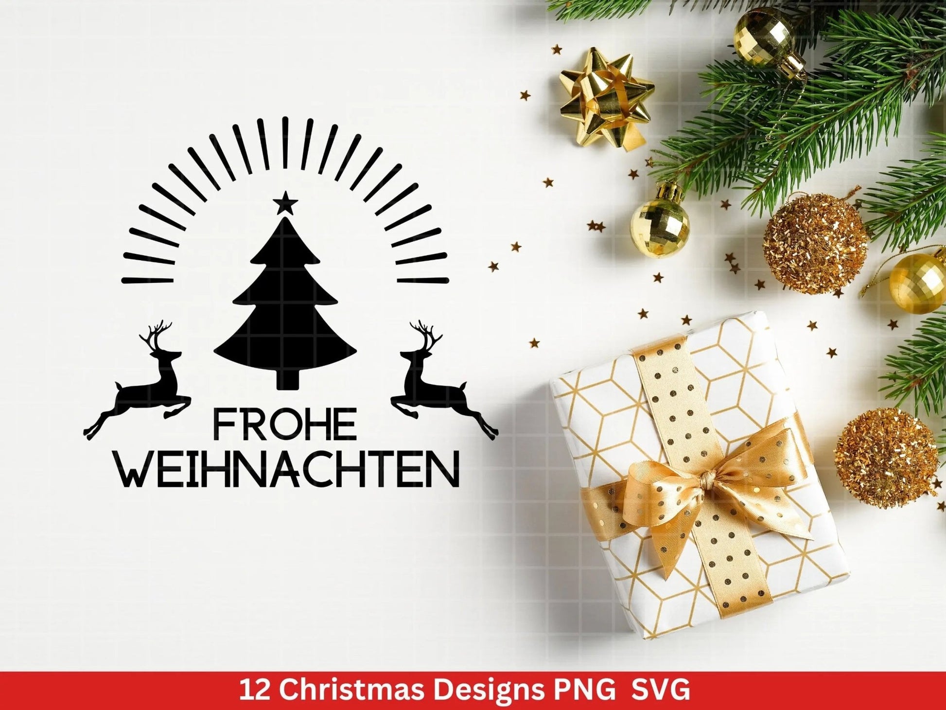 Weihnachten Plotterdatei Svg Png - Plotterdatei Home - Schriftzüge Weihnachten deutsch - Silhouette Cricut Download - Weihnachtsgeschenk - EmidaDesign