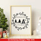 Weihnachten Plotterdatei Svg Png - Plotterdatei Home - Schriftzüge Weihnachten deutsch - Silhouette Cricut Download - Weihnachtsgeschenk - EmidaDesign