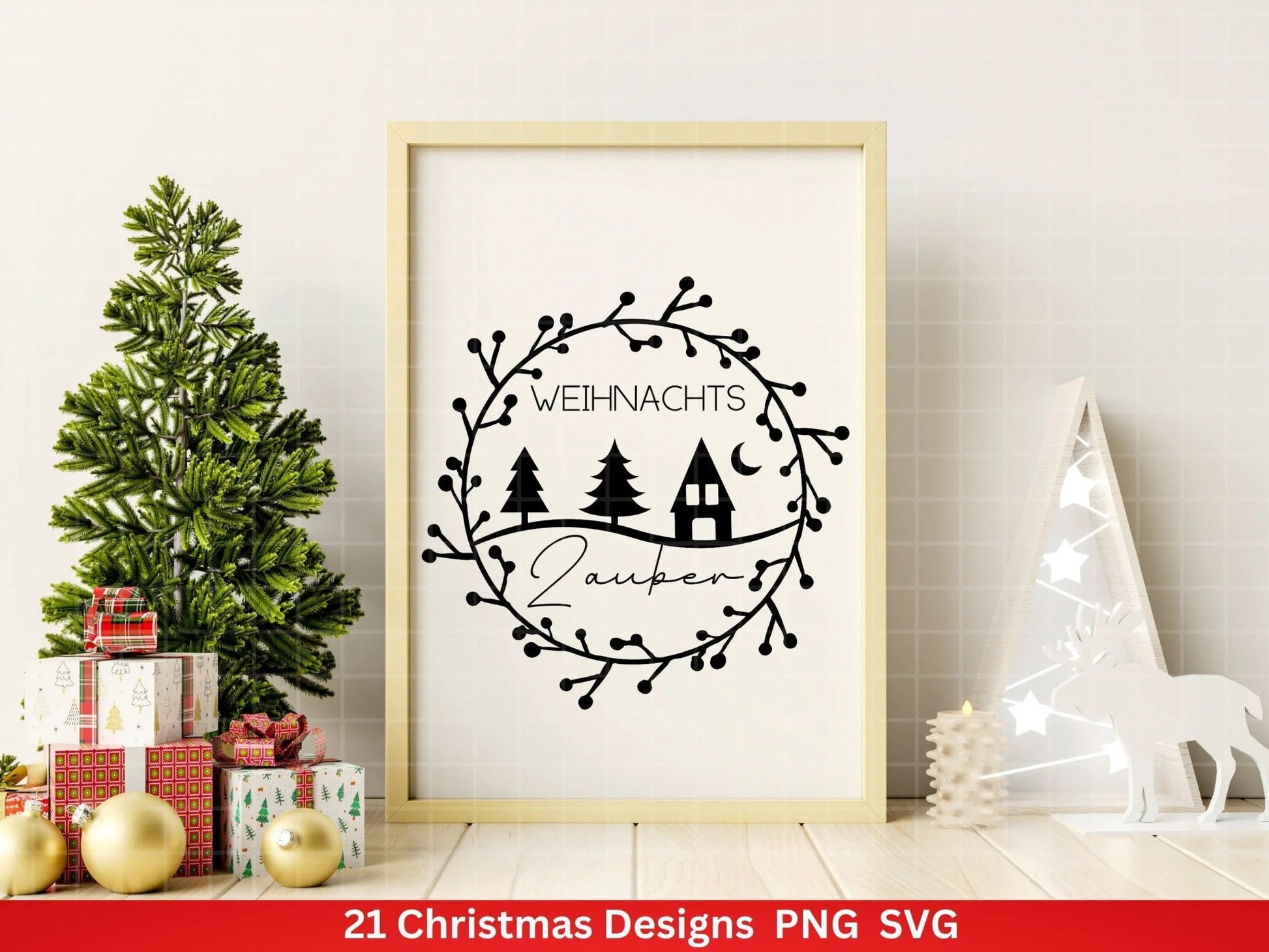 Weihnachten Plotterdatei Svg Png - Plotterdatei Home - Schriftzüge Weihnachten deutsch - Silhouette Cricut Download - Weihnachtsgeschenk - EmidaDesign