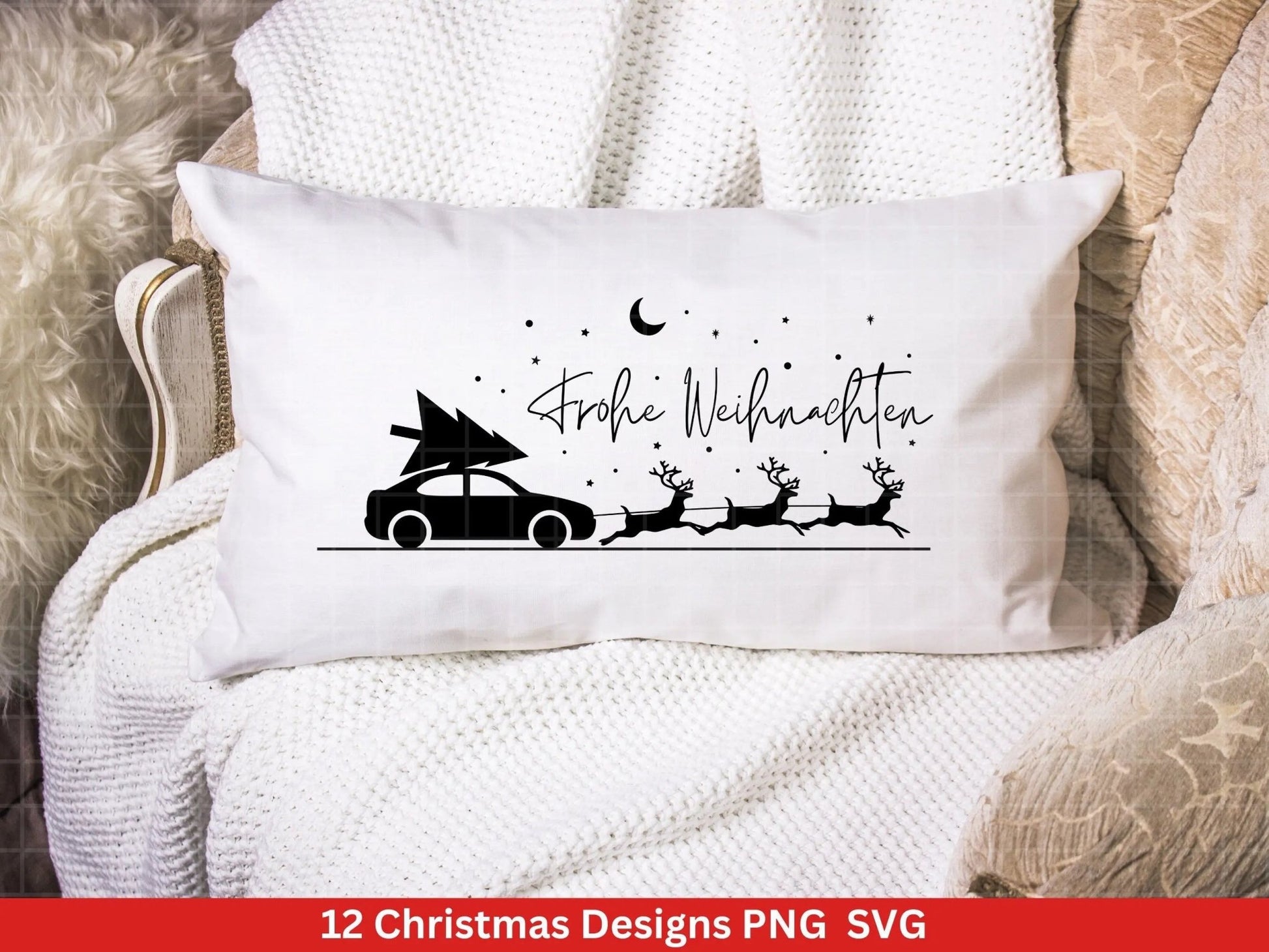 Weihnachten Plotterdatei Svg Png - Plotterdatei Home - Schriftzüge Weihnachten deutsch - Silhouette Cricut Download - Weihnachtsgeschenk - EmidaDesign