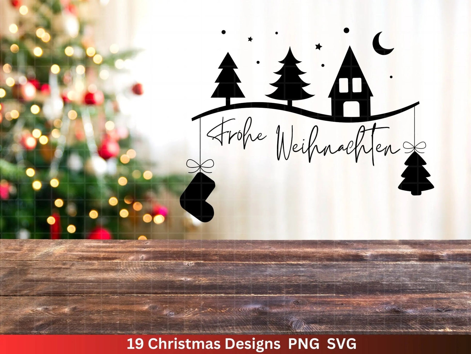 Weihnachten Plotterdatei Svg Png - Plotterdatei Home - Schriftzüge Weihnachten deutsch - Silhouette Cricut Download - Weihnachtsgeschenk - EmidaDesign