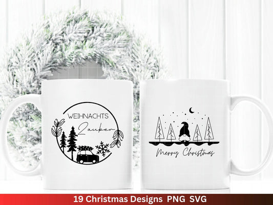 Weihnachten Plotterdatei Svg Png - Plotterdatei Home - Schriftzüge Weihnachten deutsch - Silhouette Cricut Download - Weihnachtsgeschenk - EmidaDesign