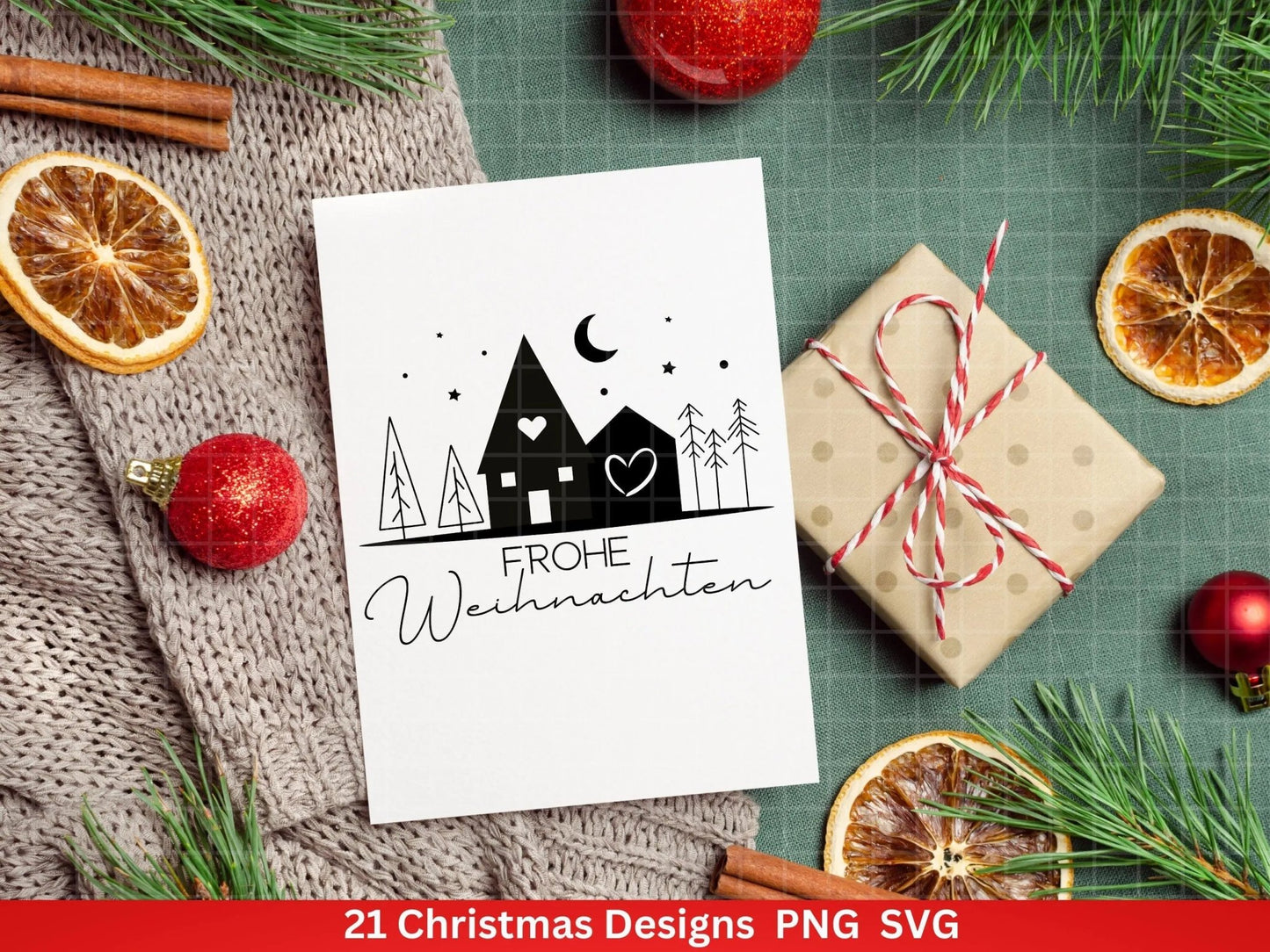 Weihnachten Plotterdatei Svg Png - Plotterdatei Home - Schriftzüge Weihnachten deutsch - Silhouette Cricut Download - Weihnachtsgeschenk - EmidaDesign