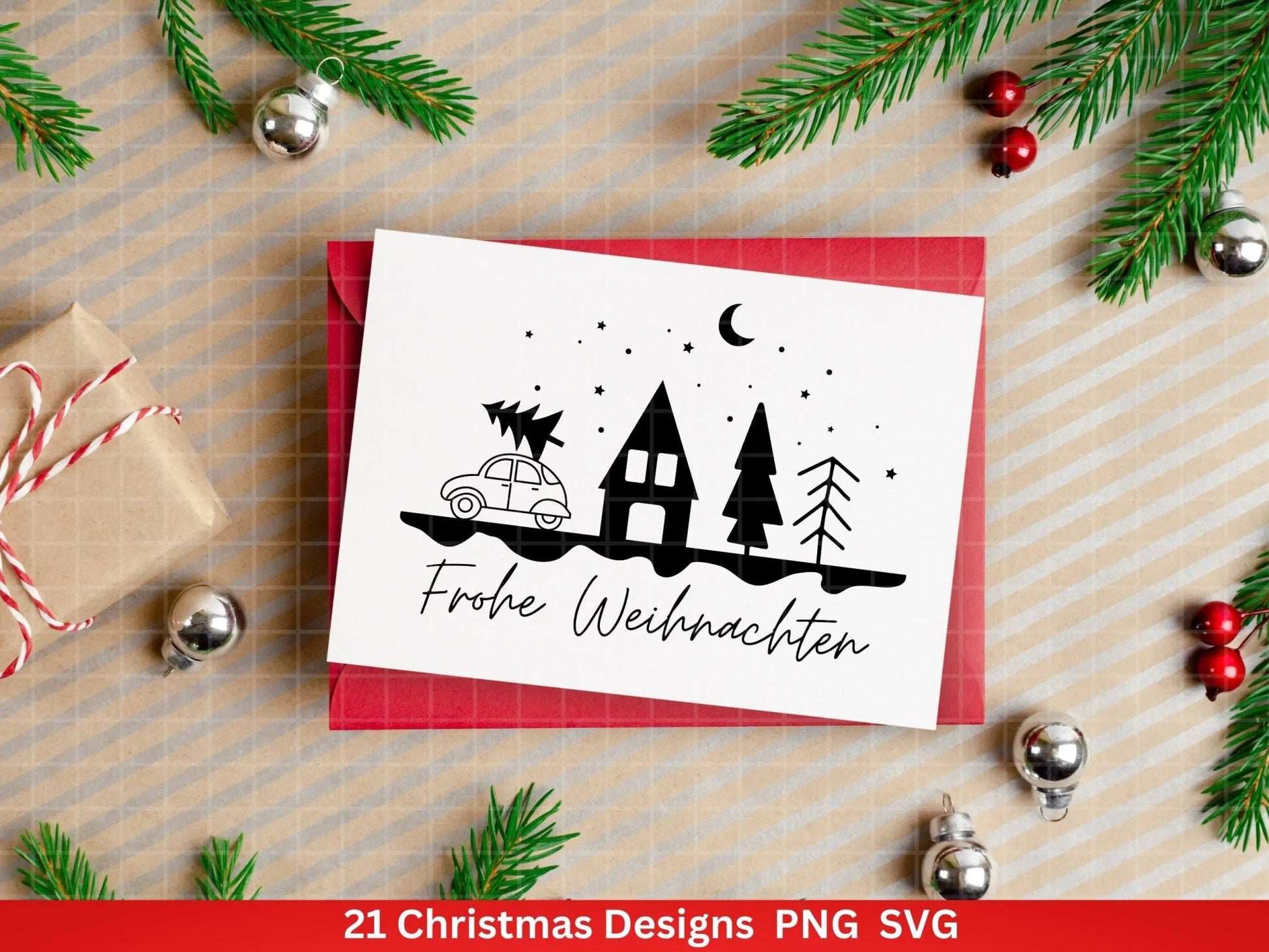 Weihnachten Plotterdatei Svg Png - Plotterdatei Home - Schriftzüge Weihnachten deutsch - Silhouette Cricut Download - Weihnachtsgeschenk - EmidaDesign