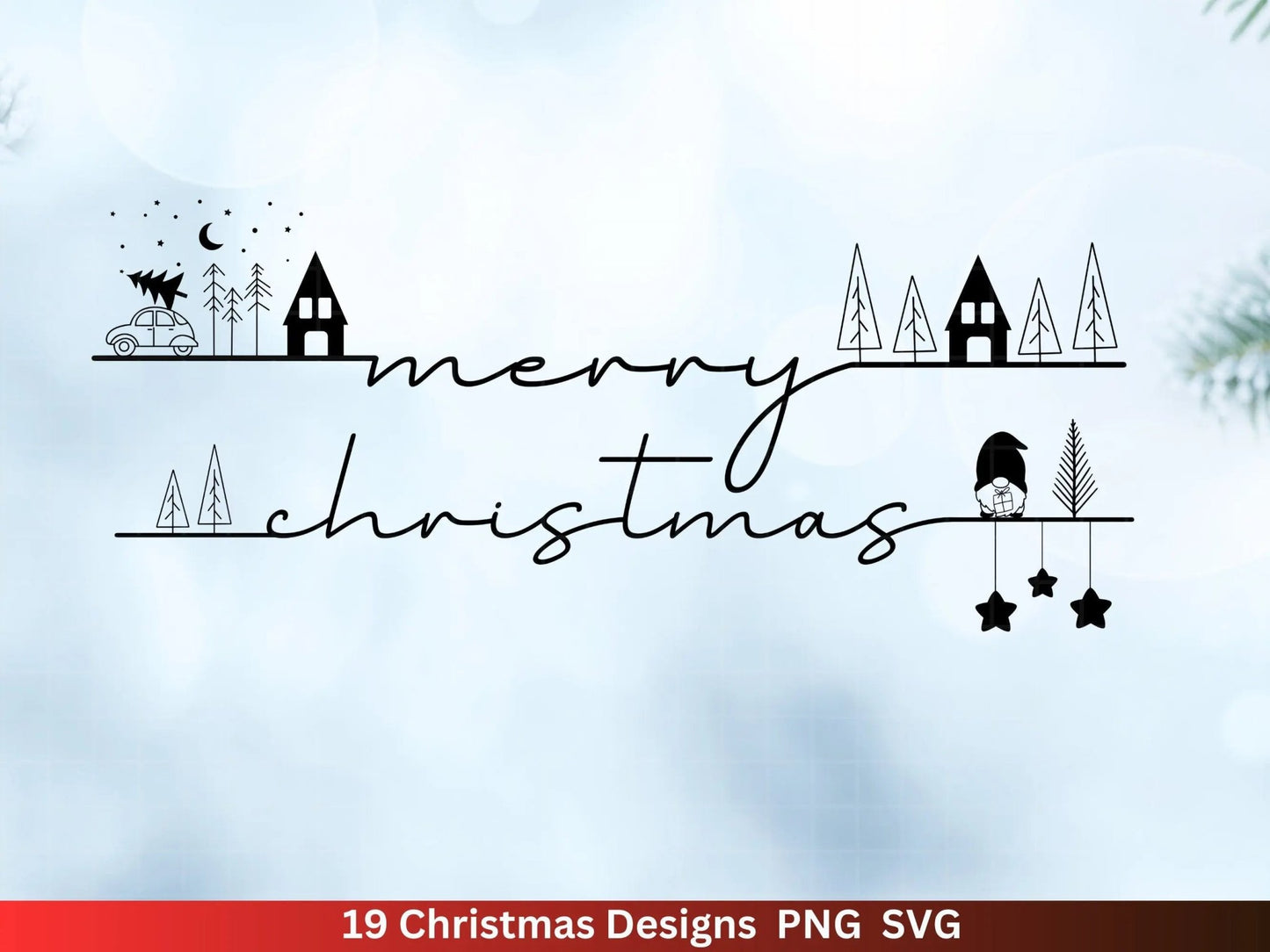 Weihnachten Plotterdatei Svg Png - Plotterdatei Home - Schriftzüge Weihnachten deutsch - Silhouette Cricut Download - Weihnachtsgeschenk - EmidaDesign