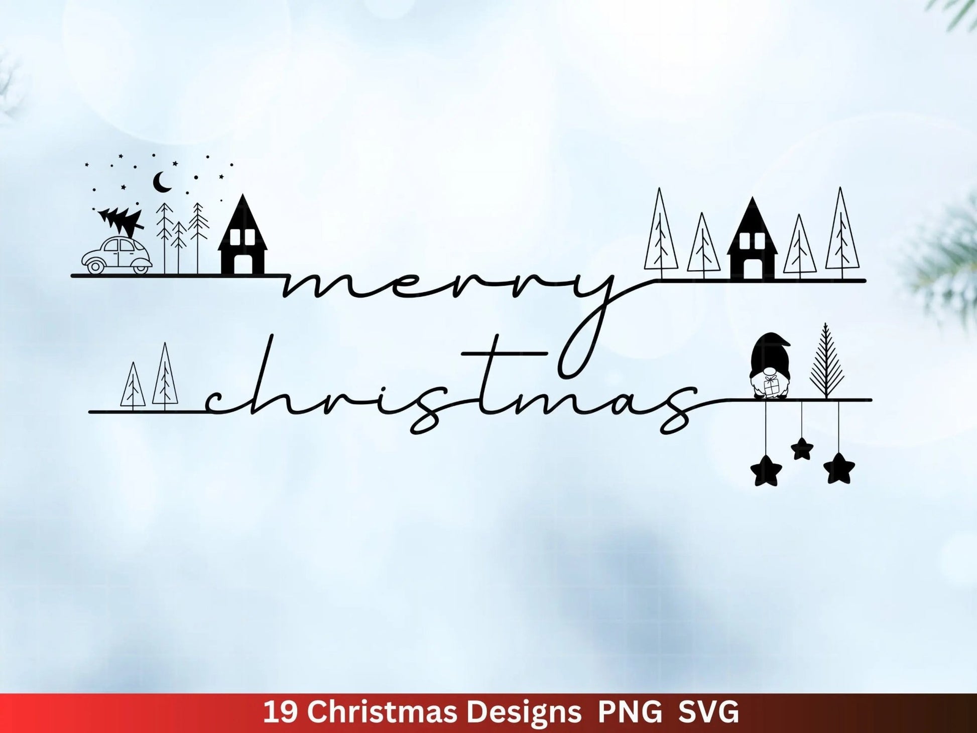 Weihnachten Plotterdatei Svg Png - Plotterdatei Home - Schriftzüge Weihnachten deutsch - Silhouette Cricut Download - Weihnachtsgeschenk - EmidaDesign