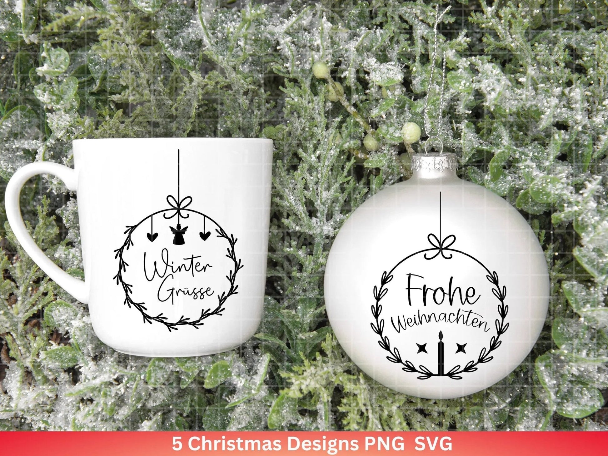 Weihnachten Plotterdatei Svg Png - Plotterdatei Home - Schriftzüge Weihnachten deutsch - Silhouette Cricut Download - Weihnachtsgeschenk - EmidaDesign