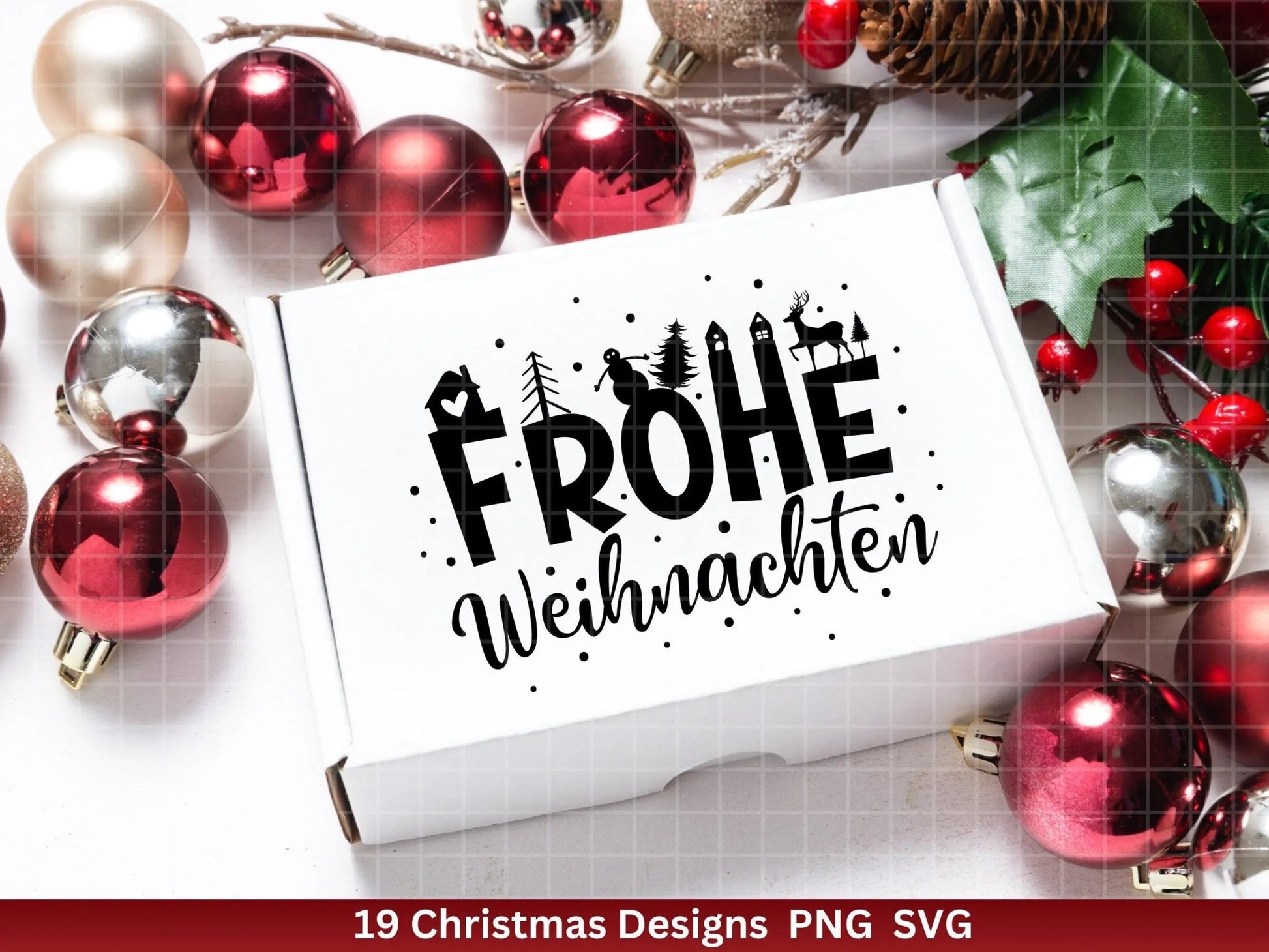 Weihnachten Plotterdatei Svg Png - Plotterdatei Home - Schriftzüge Weihnachten deutsch - Silhouette Cricut Download - Weihnachtsgeschenk - EmidaDesign