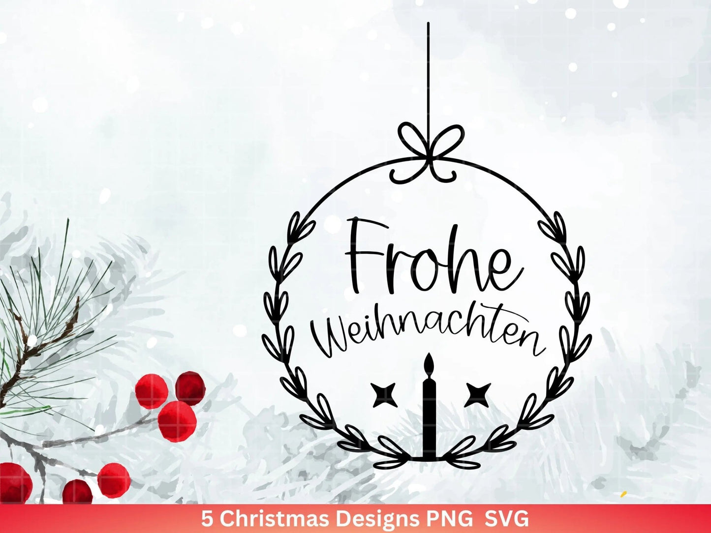 Weihnachten Plotterdatei Svg Png - Plotterdatei Home - Schriftzüge Weihnachten deutsch - Silhouette Cricut Download - Weihnachtsgeschenk - EmidaDesign