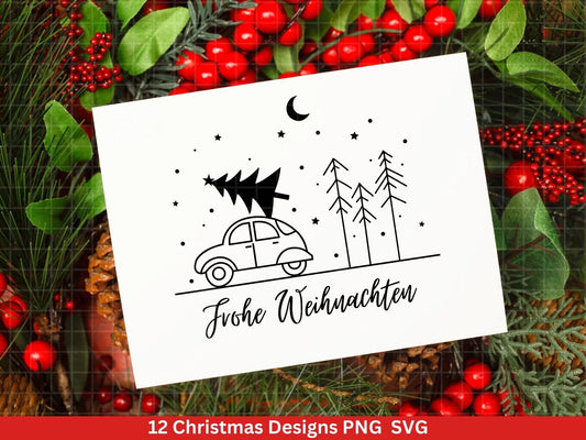 Weihnachten Plotterdatei Svg Png - Plotterdatei Home - Schriftzüge Weihnachten deutsch - Silhouette Cricut Download - Weihnachtsgeschenk - EmidaDesign