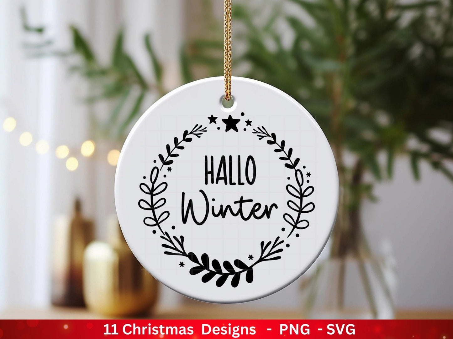 Weihnachten Plotterdatei Svg Png - Plotterdatei Home - Schriftzüge Weihnachten deutsch - Silhouette Cricut Download - Weihnachtshäuser - EmidaDesign