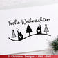 Weihnachten Plotterdatei Svg Png - Plotterdatei Home - Schriftzüge Weihnachten deutsch - Silhouette Cricut Download - Weihnachtshäuser - EmidaDesign