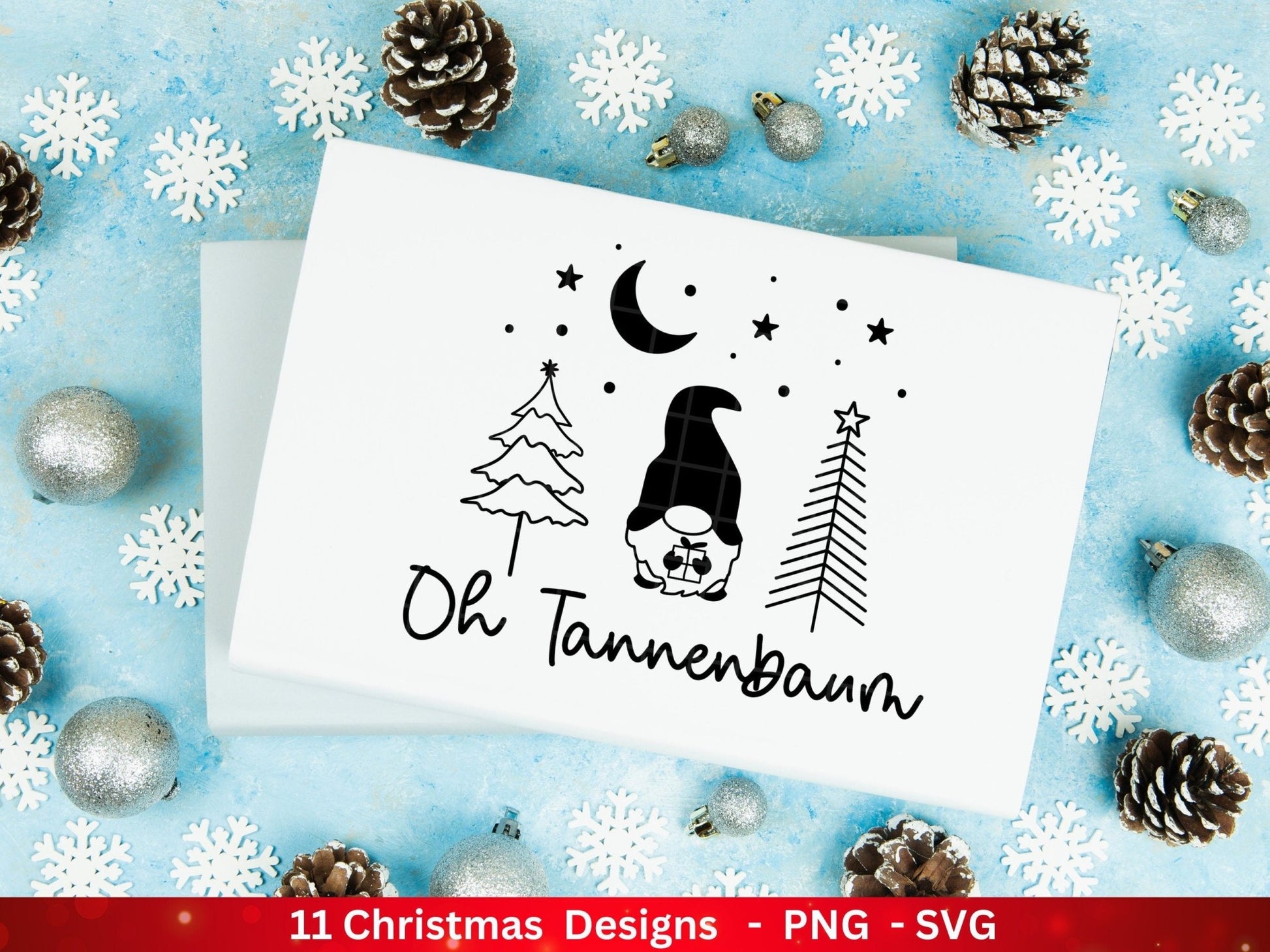 Weihnachten Plotterdatei Svg Png - Plotterdatei Home - Schriftzüge Weihnachten deutsch - Silhouette Cricut Download - Weihnachtshäuser - EmidaDesign