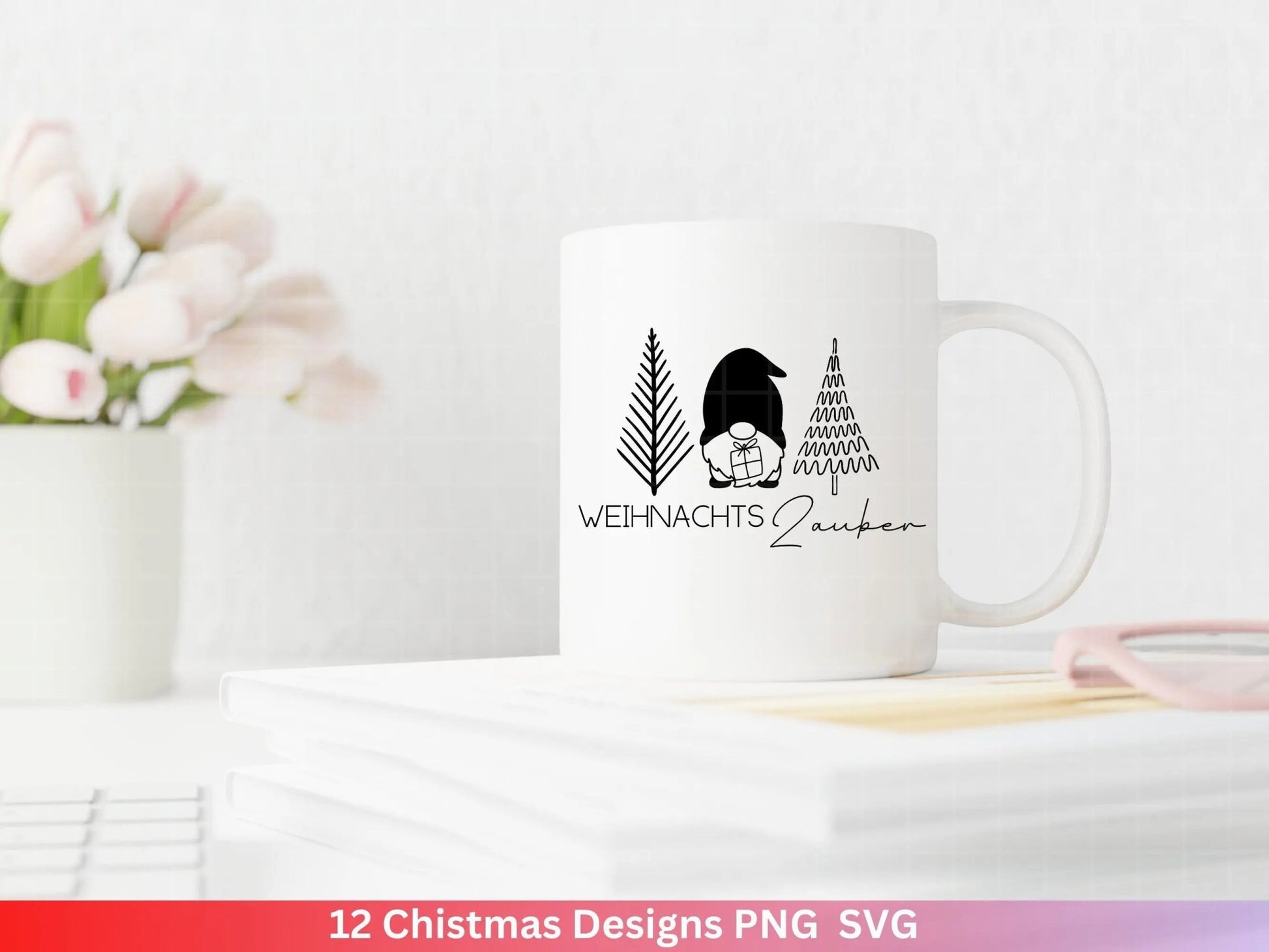 Weihnachten Plotterdatei Svg Png - Plotterdatei Home - Schriftzüge Weihnachten deutsch - Silhouette Cricut Download - Weihnachtshäuser - EmidaDesign