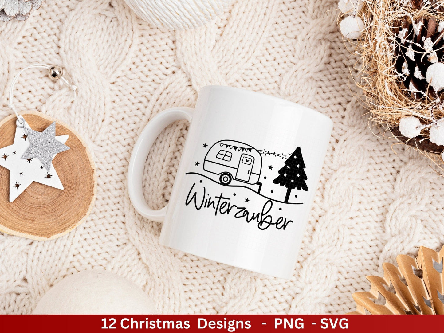 Weihnachten Plotterdatei Svg Png - Plotterdatei Home - Schriftzüge Weihnachten deutsch - Silhouette Cricut Download - Weihnachtshäuser - EmidaDesign