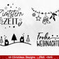 Weihnachten Plotterdatei Svg Png - Plotterdatei Home - Schriftzüge Weihnachten deutsch - Silhouette Cricut Download - Weihnachtshäuser - EmidaDesign