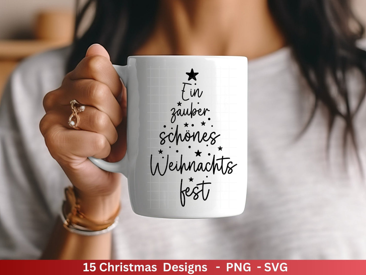 Weihnachten Plotterdatei Svg Png - Plotterdatei Home - Schriftzüge Weihnachten deutsch - Silhouette Cricut Download - Weihnachtshäuser - EmidaDesign