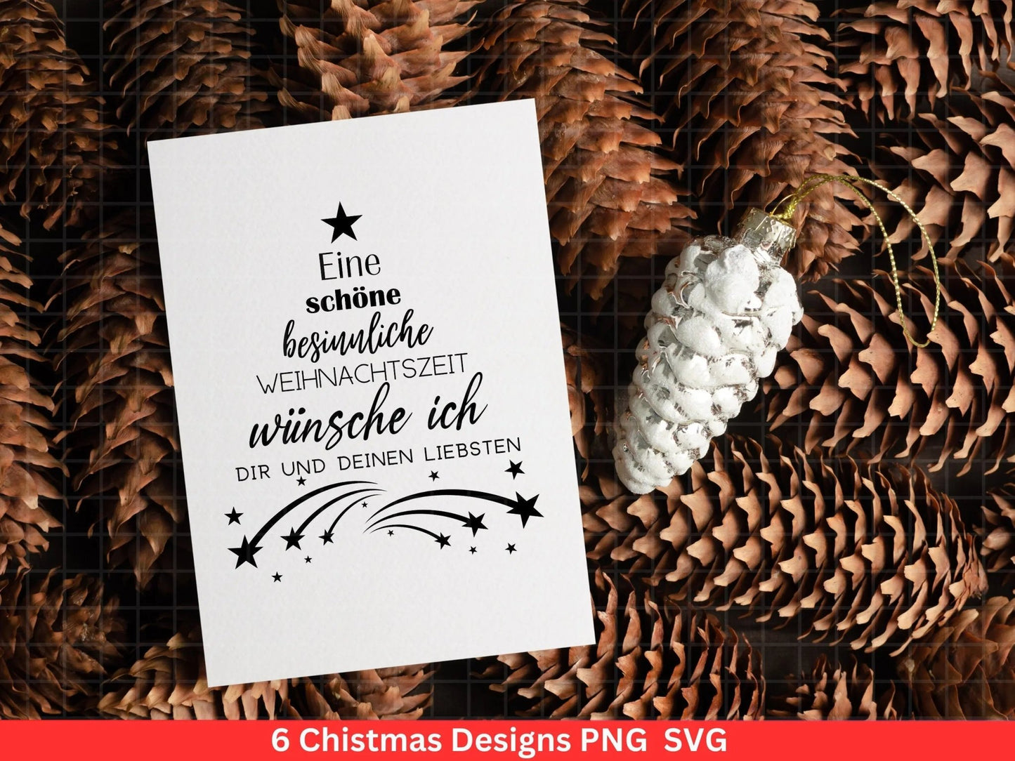 Weihnachten Plotterdatei Svg Png - Plotterdatei Home - Schriftzüge Weihnachten deutsch - Silhouette Cricut Download - Weihnachtshäuser - EmidaDesign