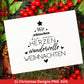 Weihnachten Plotterdatei Svg Png - Plotterdatei Home - Schriftzüge Weihnachten deutsch - Silhouette Cricut Download - Weihnachtshäuser - EmidaDesign