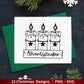 Weihnachten Plotterdatei Svg Png - Plotterdatei Home - Schriftzüge Weihnachten deutsch - Silhouette Cricut Download - Weihnachtshäuser - EmidaDesign