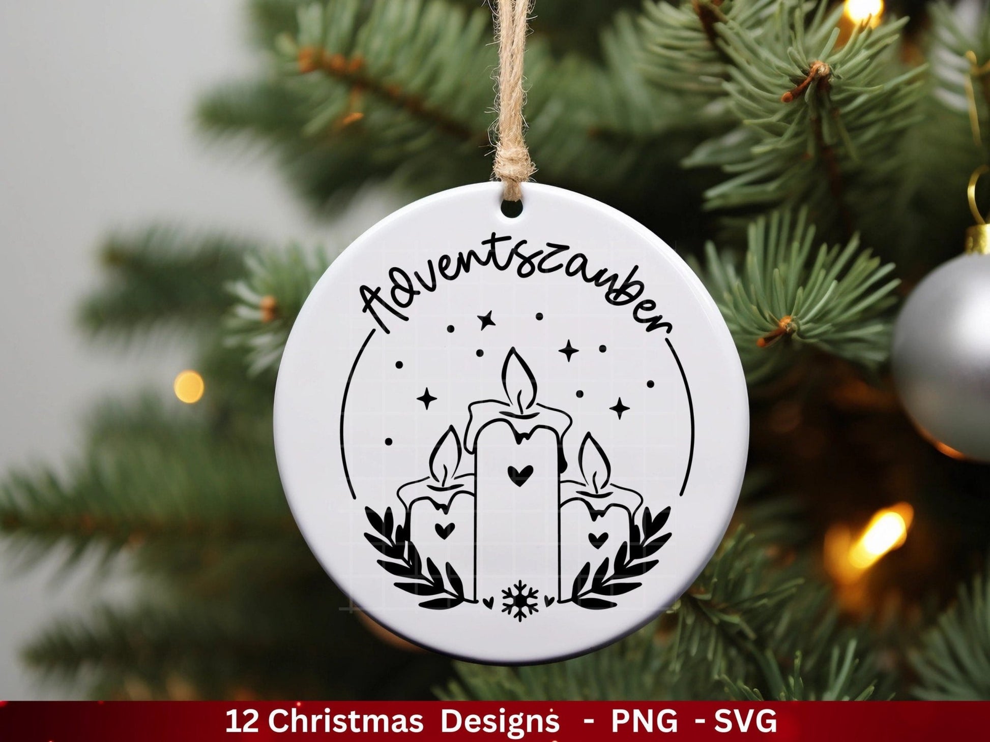 Weihnachten Plotterdatei Svg Png - Plotterdatei Home - Schriftzüge Weihnachten deutsch - Silhouette Cricut Download - Weihnachtshäuser - EmidaDesign