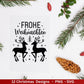 Weihnachten Plotterdatei Svg Png - Plotterdatei Home - Schriftzüge Weihnachten deutsch - Silhouette Cricut Download - Weihnachtshäuser - EmidaDesign