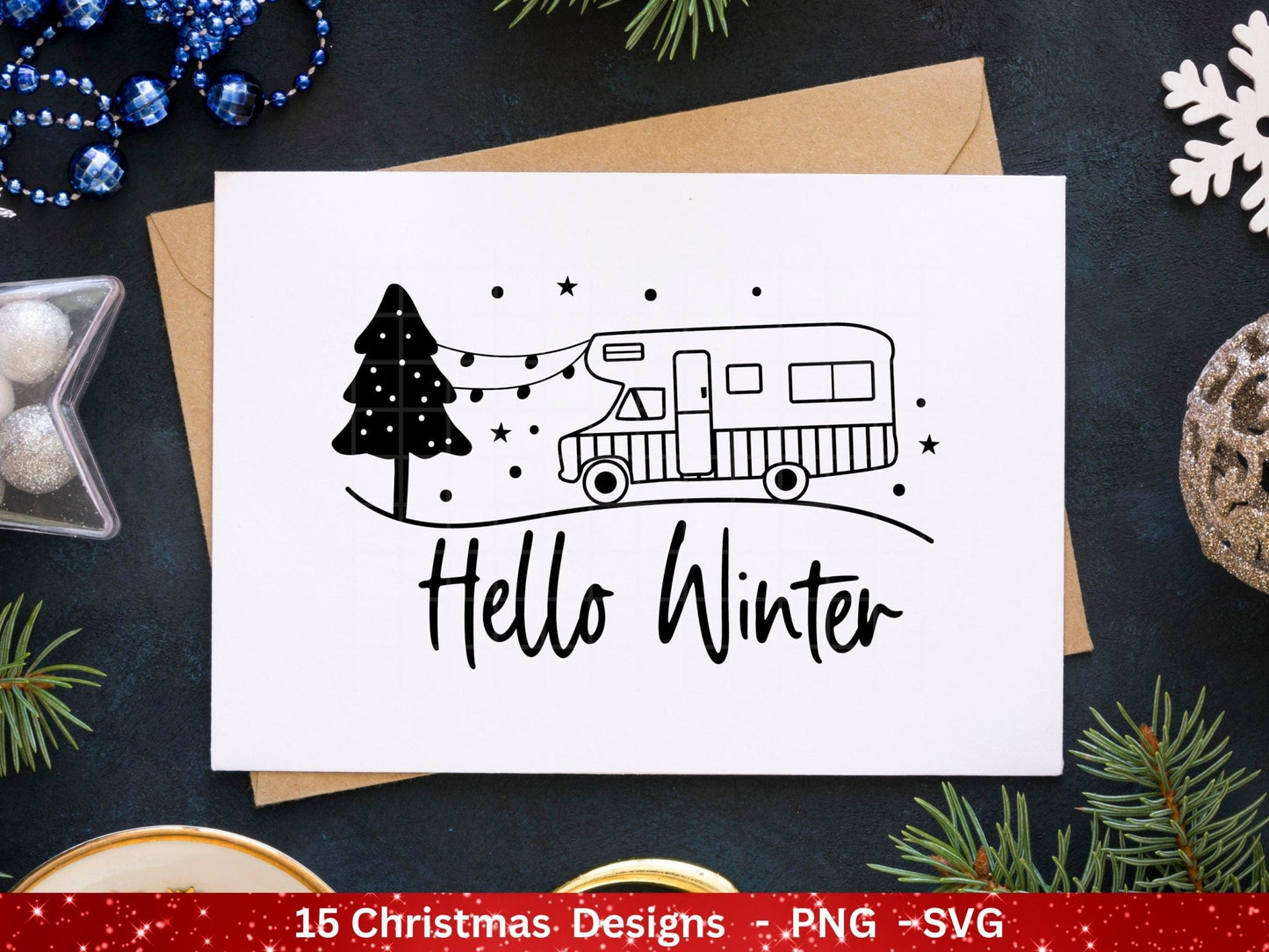 Weihnachten Plotterdatei Svg Png - Plotterdatei Home - Schriftzüge Weihnachten deutsch - Silhouette Cricut Download - Weihnachtshäuser - EmidaDesign