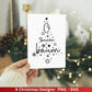 Weihnachten Plotterdatei Svg Png - Plotterdatei Home - Schriftzüge Weihnachten deutsch - Silhouette Cricut - Tannenbaum svg Geschenk - EmidaDesign