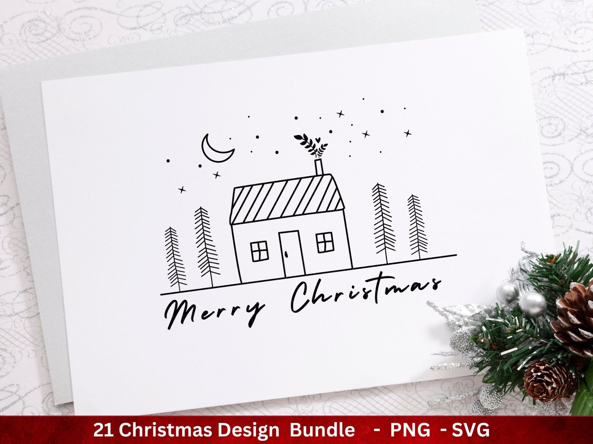 Weihnachten Plotterdatei Svg Png - Plotterdatei Tannenbaum - Schriftzüge Weihnachten deutsch - Silhouette Cricut - Frohe Weihnachten svg - EmidaDesign