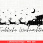 Weihnachten Plotterdatei Svg Png - Plotterdatei Weihnachten Auto - Schriftzüge Weihnachten deutsch - Silhouette Cricut Download - Tannebaum - EmidaDesign