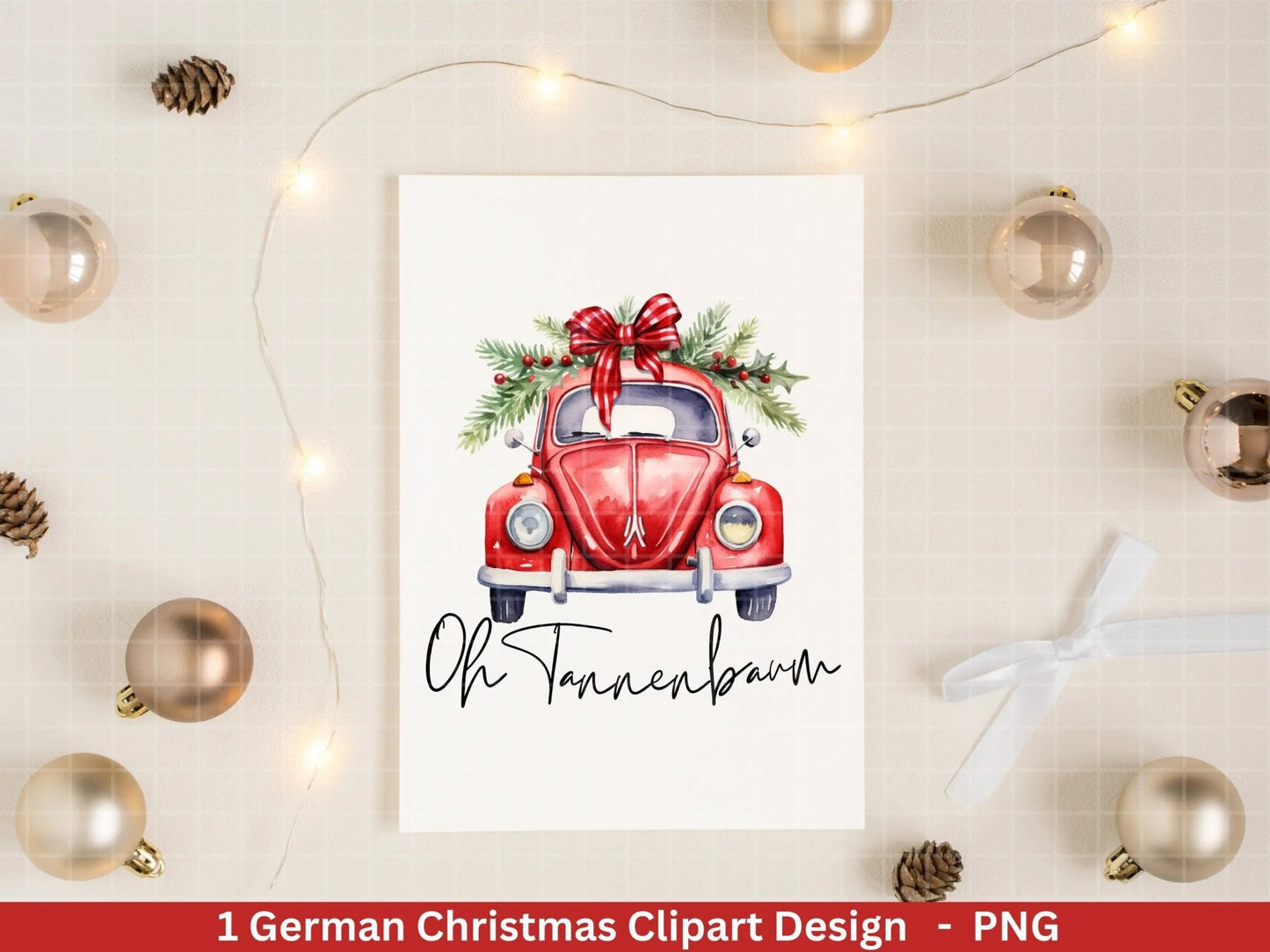 Weihnachten Plotterdatei Svg Png - Plotterdatei Weihnachten Auto - Schriftzüge Weihnachten deutsch - Silhouette Cricut Download - Tannebaum - EmidaDesign