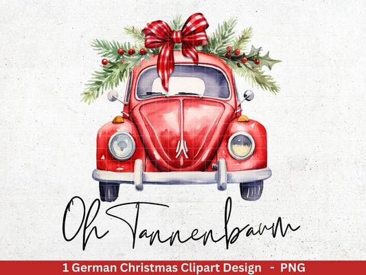 Weihnachten Plotterdatei Svg Png - Plotterdatei Weihnachten Auto - Schriftzüge Weihnachten deutsch - Silhouette Cricut Download - Tannebaum - EmidaDesign