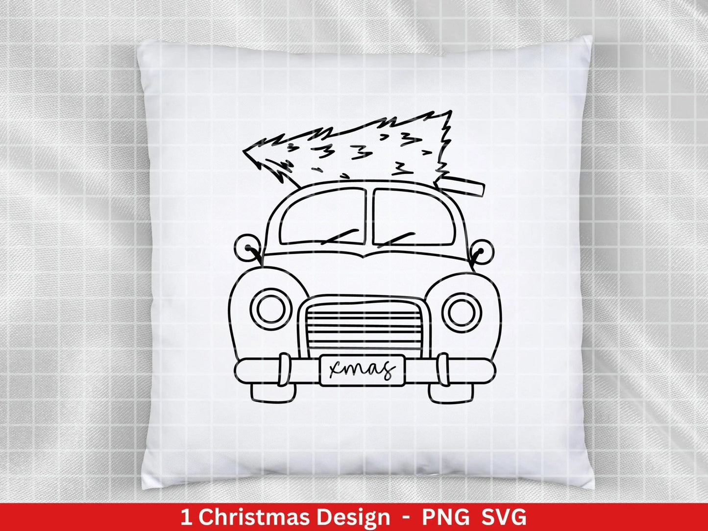 Weihnachten Plotterdatei Svg Png - Plotterdatei Weihnachten Auto - Schriftzüge Weihnachten deutsch - Silhouette Cricut Download - Tannebaum - EmidaDesign