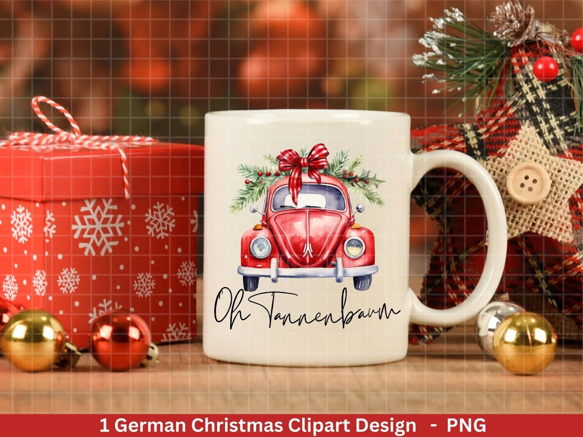 Weihnachten Plotterdatei Svg Png - Plotterdatei Weihnachten Auto - Schriftzüge Weihnachten deutsch - Silhouette Cricut Download - Tannebaum - EmidaDesign