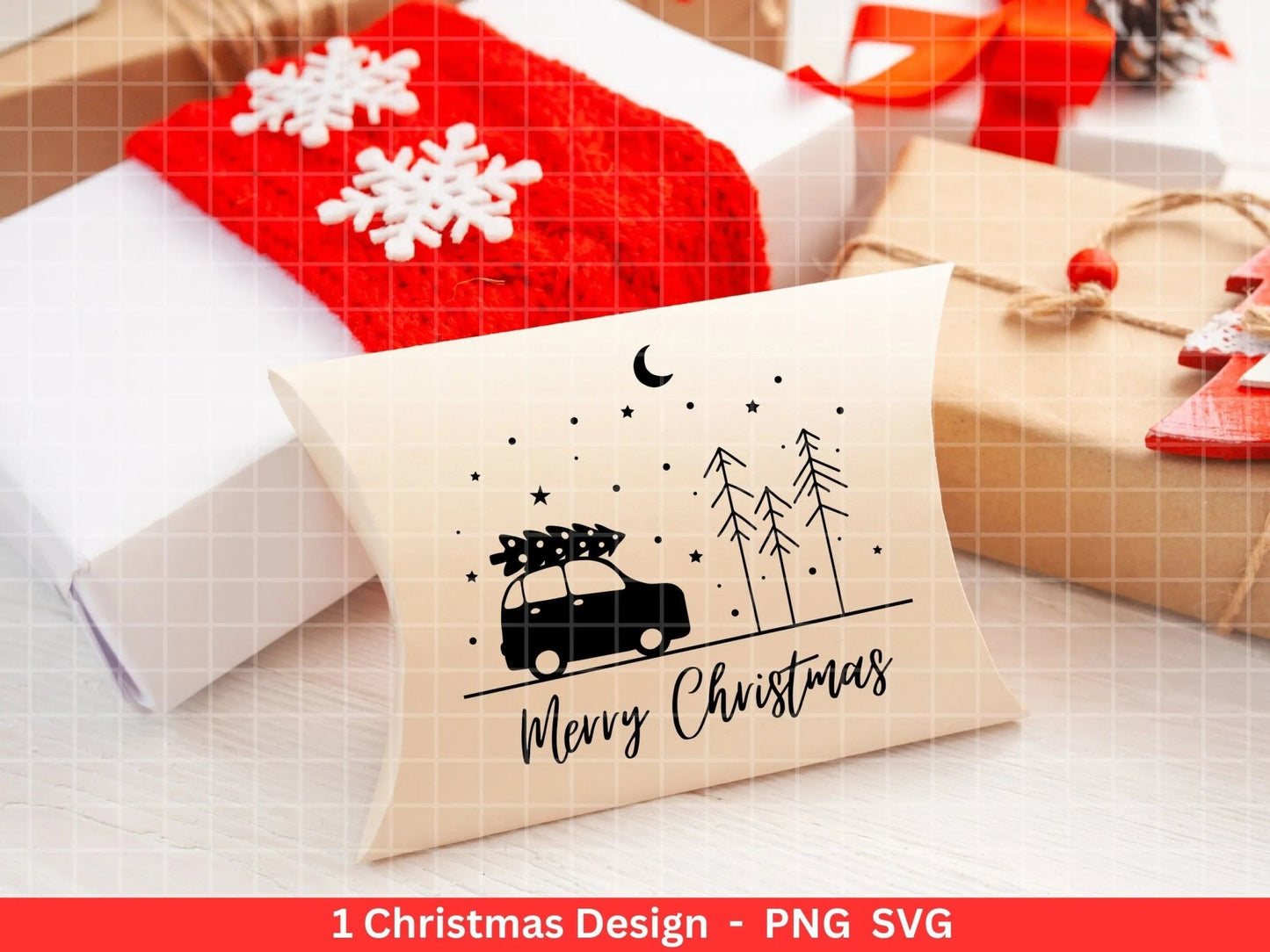 Weihnachten Plotterdatei Svg Png - Plotterdatei Weihnachten Auto - Schriftzüge Weihnachten - Silhouette Cricut Download - Merry Christmas - EmidaDesign